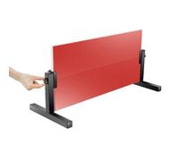 Fridgestea Table Tennis Rebound Board, 66x33cm Ping Pong Training Equipment with Adjustable Height & T-Shaped Brackets, Self-Training Return Board for Indoor Outdoor Use