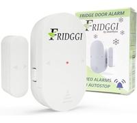 FRIDGGI - Freezer Door Alarm with 60s Delay, 2/3/4 Min Reminders, Fridge Door Alarm or Chime, Low/Loud 80 to 110 dB - Compact Size. (White)