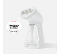 Fridja f10 Handheld Clothes Steamer - Powerful 1500W Portable Garment Steamer for Home & Travel, Easy to Use - Which? Best Buy - White