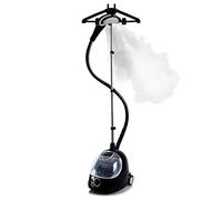 FRIDJA f1000 Professional Vertical Garment/Steamer Ideal for Suits and Delicate Materials Including Wedding Dresses, Easy to Use - Updated Model (Black Steam Iron)