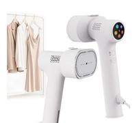 Fridja f20 Handheld Clothes Steamer Pro with Suction & Steam Iron Mode | Fast 30-Second Steam Ready Time, 160°C Heated Iron Plate, Dual Steam for Quick Wrinkle Removal on Clothes at Home and Travel