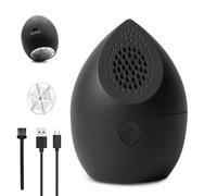 Fridja F40 Premium Fabric Shaver - Rechargeable Lint Remover for Clothes & Upholstery, USB-C, 45-Min Runtime, Easy-Clean Lint Container, Matt Black, Compact Design