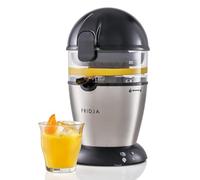 Fridja f900 Automatic Citrus Juicer Machine - Premium One-Button Operation, No Spills or Splashes, Easy Clean, Stainless Steel, 50W, 400ml - Fresh Grapefruit Orange & Juice Squeezer [Energy Class A+]