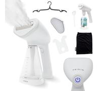 Fridja Powerful Handheld Clothes Steamer, 1500W Portable Hand Held Garment Steam Iron for Fabric, Perfect for Home and Travel f10 (White)