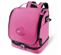 fridoli Toniebox bag backpack, battery charging in the bag, up to 20 Tonie figures, all accessories tidy, Tonie bag, pink, Mittelgroße, Designer
