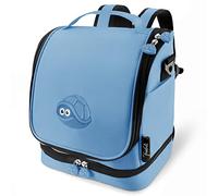 fridoli Toniebox bag backpack, battery charging in the bag, up to 20 Tonie figures, all accessories tidy, Tonie bag, blue, Mittelgroße, Designer