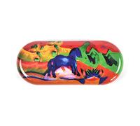 Fridolin 18604 Franz Marc Bidet Blue Rainbow Metal Glasses Case 16 x 6.6 x 2.8 cm