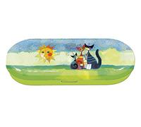 Fridolin 18713 Rosina Wachtmeister Moments of Happiness Metal Glasses Case, Multi-Coloured (16 x 6.6 x 2.8 cm).