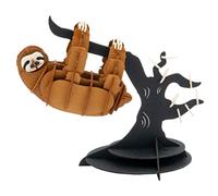 Fridolin 3D Paper Model Art Craft Kit, Sloth, 12 x 10 x 5 cm