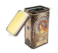 Fridolin Art Nouveau: Zodiac 19399 Metal Storage Jar/Coffee Tin with Swing Top Volume Approx. 1.4 Litres