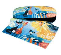 Fridolin Dolce Vita Glasses Case with Lens Cleaning Cloth