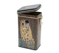 Fridolin Storage Tin / Coffee Tin Made of Metal with Clasp - Gustav Klimt: The Kiss