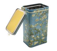Fridolin Van Gogh 19404 Storage Jar/Coffee Tin Metal with Clip Closure Volume Approx. 1.4 Litres Almond Blossom