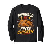 Fried Chicken Enthusiast Funny Food Humor Saying Long Sleeve T-Shirt
