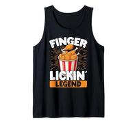 Fried Chicken Finger Lickin Legend Chicken Wings Lover Tank Top
