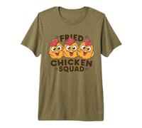 Fried Chicken Squad Stuff | Chicken Food | Fried Chicken Premium T-Shirt