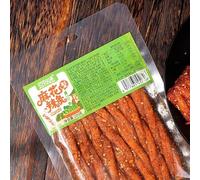 Fried Dough Twists Spicy sticks, Hunan vine pepper flavor hot strips 100g/bag, Instant hot stick, Classic Chinese latiao snacks, Spicy bar snack gift bag, Leisure snack, Big gluten, malabang (1 bag)