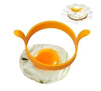 Fried Egg Cooker | Round Silicone Omelette Mold,Food Grade Silicone Pancake Egg Shaper, Double-Eared Cooking Tool Kitchen Accessories for Pancakes, Breakfast Sandwiches