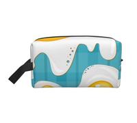Fried Egg FoodMakeup Trave Bag for Women,Cosmetic Large Capacity Organizer