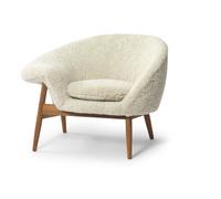 Fried Egg Left Armchair Sheepskin Moonlight
