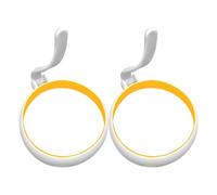 Fried Egg Ring | 2 Pieces Round Egg Fry Ring Mould | Non-Stick Shaper for Morning Cooks at Home, Cooking Omelets, Sandwich, Meal Prep, Brunch, Burger, Crep