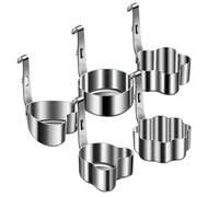 Fried Egg Rings Set, Egg Rings for Frying - Pancake Ring | Crumpet Ring Pancake Mold 5 Pieces Stainless Steel Breakfast Cooking Gadgets for Omelette Pan Burger Flapjack English Muffins Crumpet