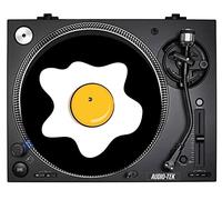 Fried Egg Slip Mat Funny Food Eggs Slip Mats Red Turntable Decks Records Slipmat Slipmats Mat DJs Accessories Gift For Him Her (7")