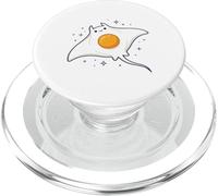 Fried Egg Stingray Cute Kawaii Manta Ray Space Graphic PopSockets PopGrip for MagSafe