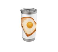 Fried Egg Toast Sandwich Stainless Steel Insulated Tumbler