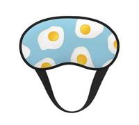 Fried Eggs Seamless Pattern, Full Eye Covers Light Blocking Eye Masks Blackout Sleep Eye Muffs