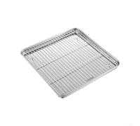 Fried Food Draining Rack 25cm Square for Kitchen Use | Fits most air fryers, optimal air flow, for crisp results, reduces fat, healthy cooking option