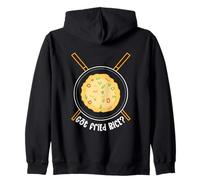 Fried Rice Bowl Japanese Food Chinese Food Funny Rice Lover Zip Hoodie