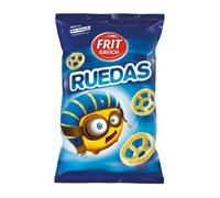 Fried Snack Wheels Multipack 50g x 14 Crispy Savoury Aperitif Bites Light Crunchy Snacks for Parties Sharing and On the Go