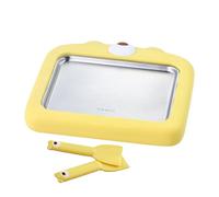 Fried Yogurt Machine - Cold Plate Yoghurt Roller Maker Tray | Household Ice Cream Pan Non Electric Tool for Friends Family Mom Dad Kids Teen