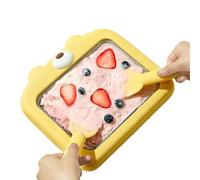 Fried Yogurt Machine | Cold Plate Yoghurt Roller Maker Tray,Multifunctional Household Ice Cream Pan for Kids Teen Adults Dad Friends Child Families Activities