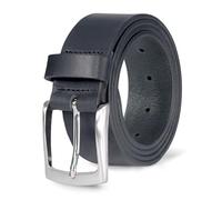 FRIEDRICH HOFFMANN Men's Leather Belt - Full Leather Belt Made in Germany - Men's Belt, Jeans Belt, Black, Belt Men 40 mm Wide, black, Bundweite 100cm = Gesamtlänge 115cm