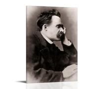 Friedrich Nietzsche (1) Poster Decorative Painting Canvas Wall Art Living Room Poster Bedroom Painting, Wall Art Picture Print Modern Family Room Decor 16 x 24 inches (40 x 60 cm)