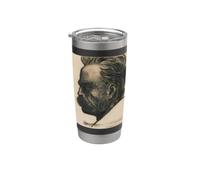 Friedrich Nietzsche ECCE Homo Philosopher Philosophy Thinker Stainless Steel Insulated Tumbler