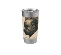 Friedrich Nietzsche ECCE Homo Philosopher Philosophy Thinker Stainless Steel Insulated Tumbler