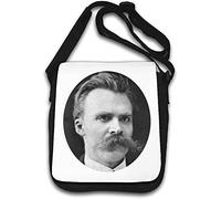 Friedrich Nietzsche German Philosopher Photo Shoulder Bag White