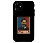 Friedrich Nietzsche German Philosopher Retro Portrait Case for iPhone 11