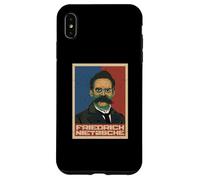 Friedrich Nietzsche German Philosopher Retro Portrait Case for iPhone XS Max