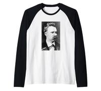 Friedrich Nietzsche Philosopher Philosophy Thinker Morality Raglan Baseball Tee