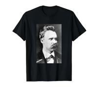Friedrich Nietzsche Philosopher Philosophy Thinker Morality Value Graphic T-Shirt, Men, Black, S