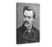 Friedrich Nietzsche Photograph Poster Bedroom Canvas Decor Print Wall Art Office Room Aesthetic Decor Gift 16x24inch(40x60cm)