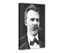 Friedrich Nietzsche Portrait Canvas Art Poster And Wall Art Picture Print Modern Family Bedroom Decor 16x24inch(40x60cm)