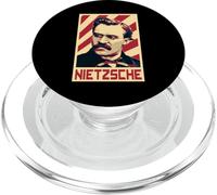 Friedrich Nietzsche Retro Propaganda PopSockets PopGrip for MagSafe