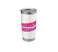 Friedrich Nietzsche Stainless Steel Insulated Tumbler