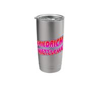 Friedrich Nietzsche Stainless Steel Insulated Tumbler