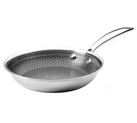 Frieling USA Black Cube Hybrid Stainless/Nonstick Cookware Fry Pan, 8-Inch